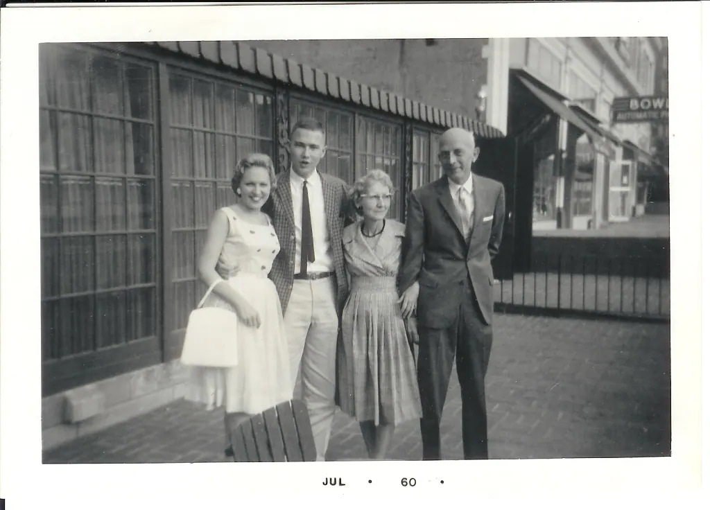 Archival family photograph filed as 1960 Family
